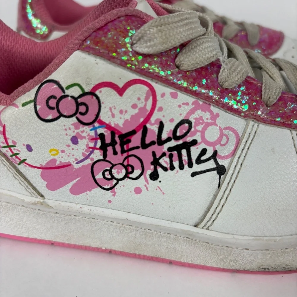 Hello Kitty Kids Sneakers - Pink and White